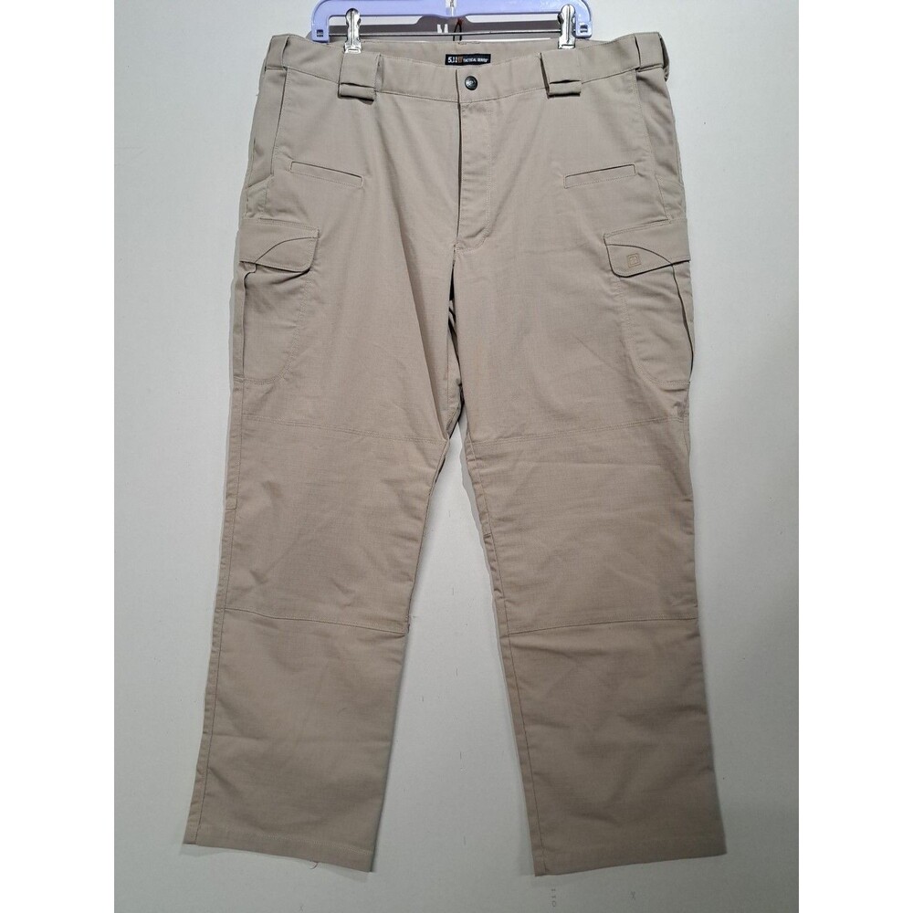 5.11 Tactical Series Mens 40x30 Cargo Pants Khaki Ripstop
